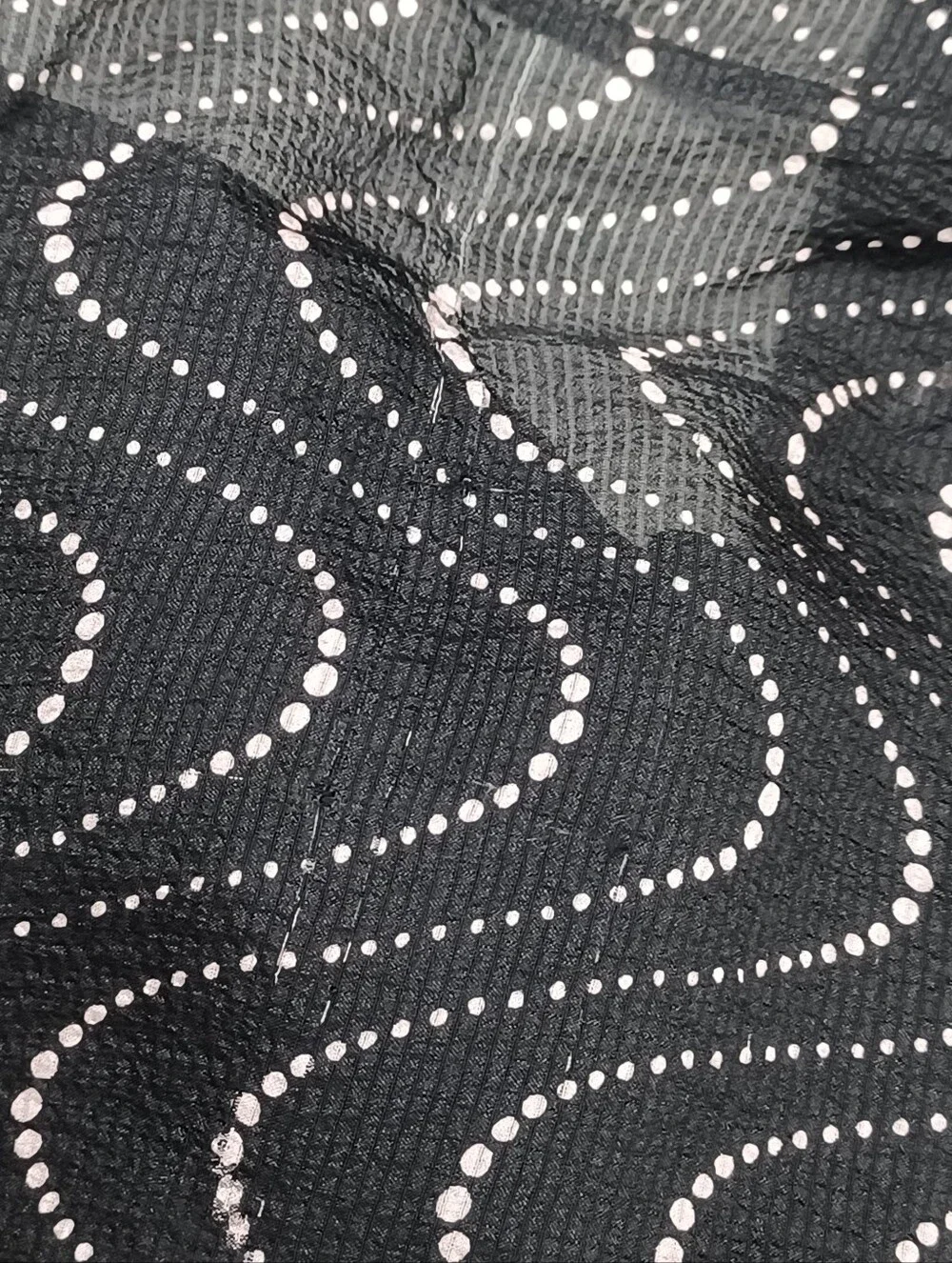 Kate Spade Wavy Dot Silk Midi Dress Size 4 Women Feminine Sleeveless Ruffle
